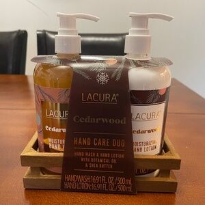 Hand Care Duo Lotion and Soap - Lacura Cedarwood